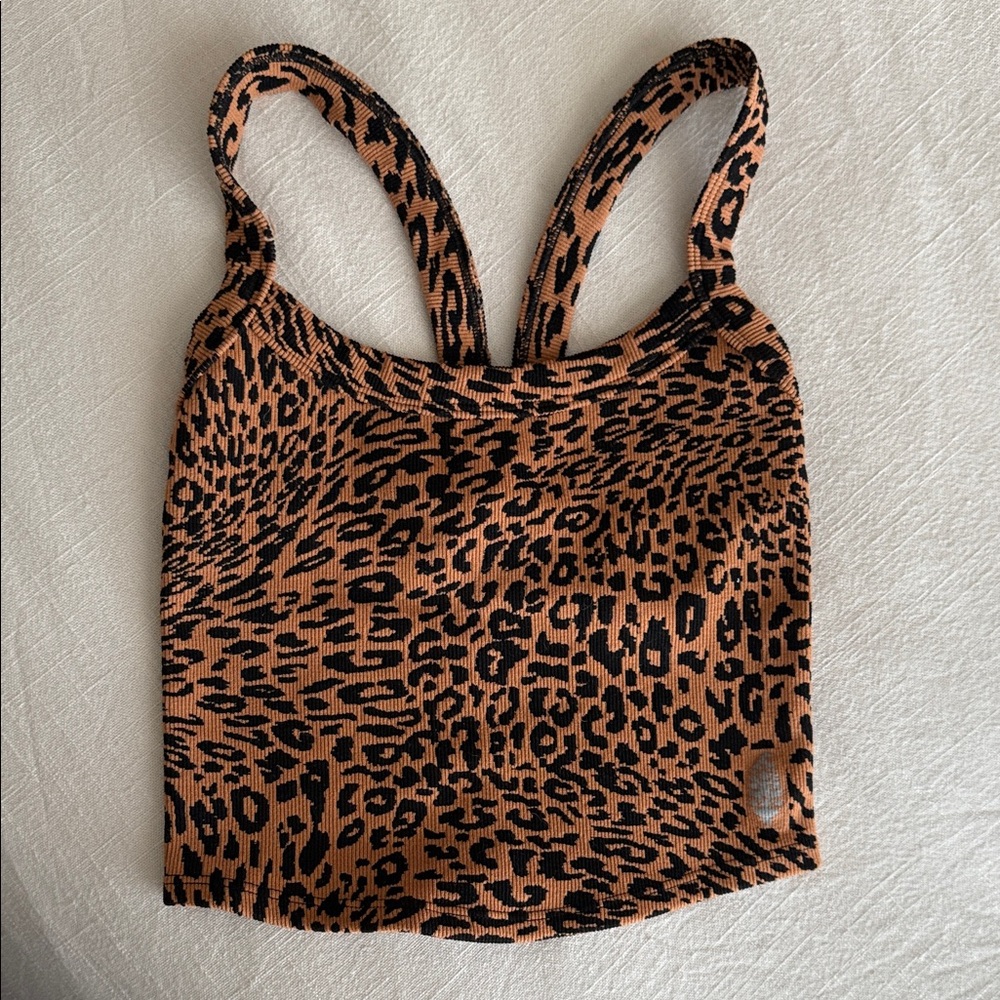 Free people movement Leopard Print Camisole Top